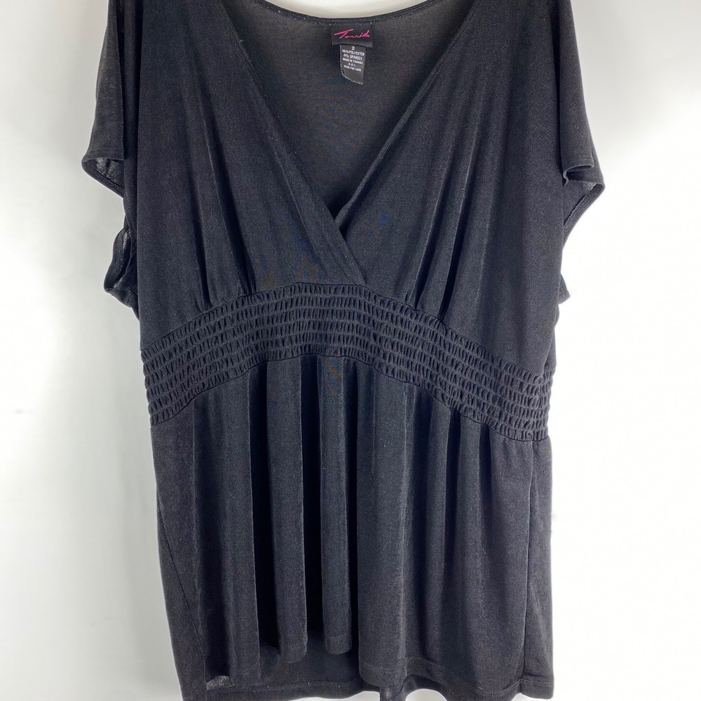 Torrid Black Bathing Suit Coverup - Picture 2 of 6